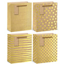 EPC - ELEGANT GOLD GIFTBAG LARGE 4STYLES 1 UN