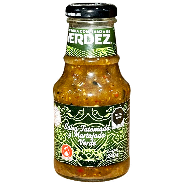 HERDEZ - GREEN TATEMADA Y MARTAJADA SAUCE 8.47OZ