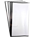 HAN SU - 20PC WHITE WITH BLACK EDGE WRAPPING PAPER 57x57 CM
