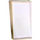 HAN SU - 20PC WHITE W/ GOLD EDGE  WRAPPING PAPER 57x57 CM