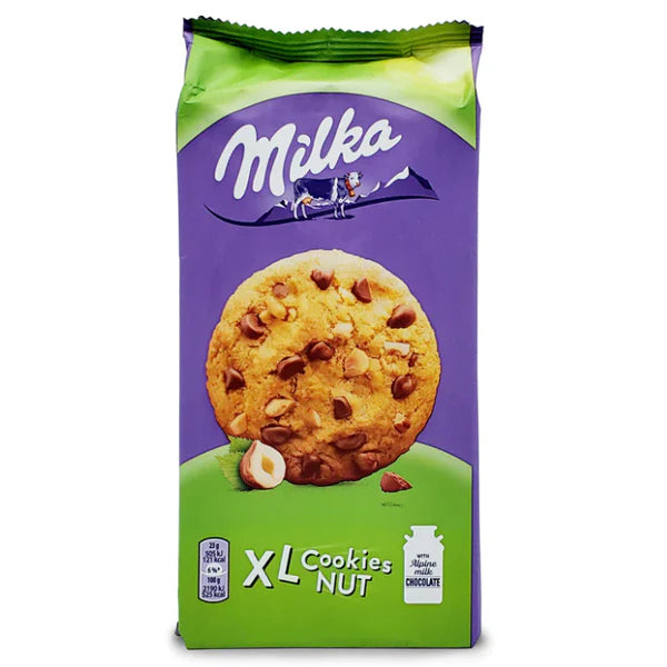 MILKA - COOKIES XL HAZEL NUT 10x184 GR