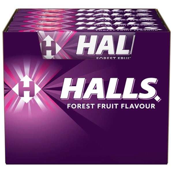 HALLS - FOREST FRUIT FLAVOUR 12x20x33.5 GR