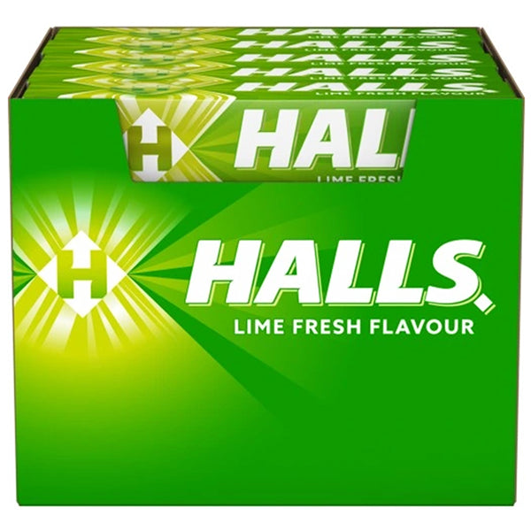 HALLS - LIME FRESH 12x20x33.5 GR