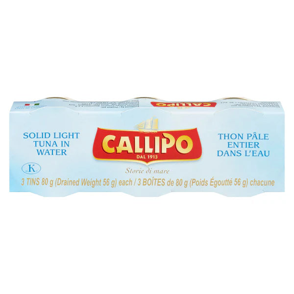 CALLIPO - SOLID LIGHT TUNA BLUE 24x3x80 GR