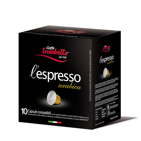 TROMBETTA - CAPSULE ESPRESSO ARABICA 10EA