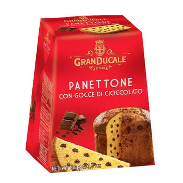 GRANDUCALE - MINI PANETTONE W/ CHOC CHIPS BOX 100% BUTTER 100GR