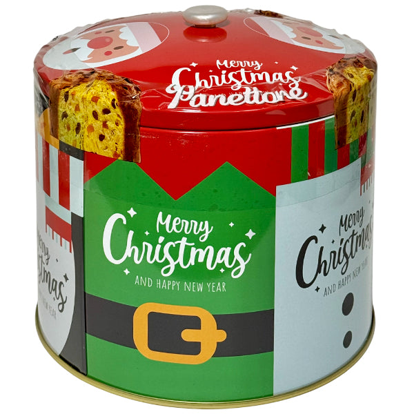 FESTA - PANETTONE CLASSICO DOME SHAPED TIN 100% BUTTER 750GR