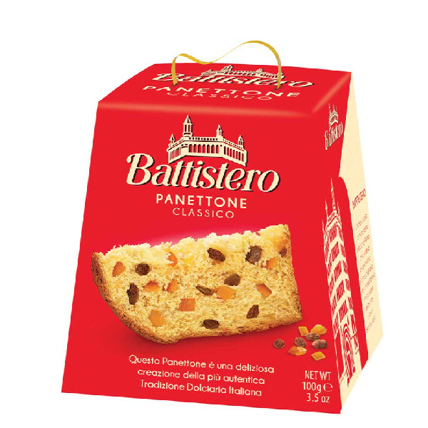 BATTISTERO - PANETTONE CLASSICO 100% BUTTER BOX  IN TRAY 1KG