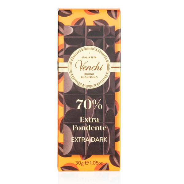 VENCHI - MINI 70% EXTRA DARK BAR 30GR