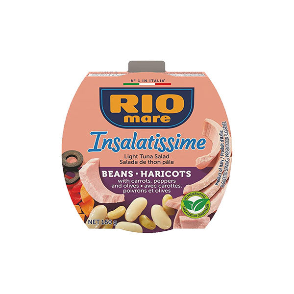 RIO MARE - LIGHT TUNA INSALATISSIMA WITH BEANS 160GR