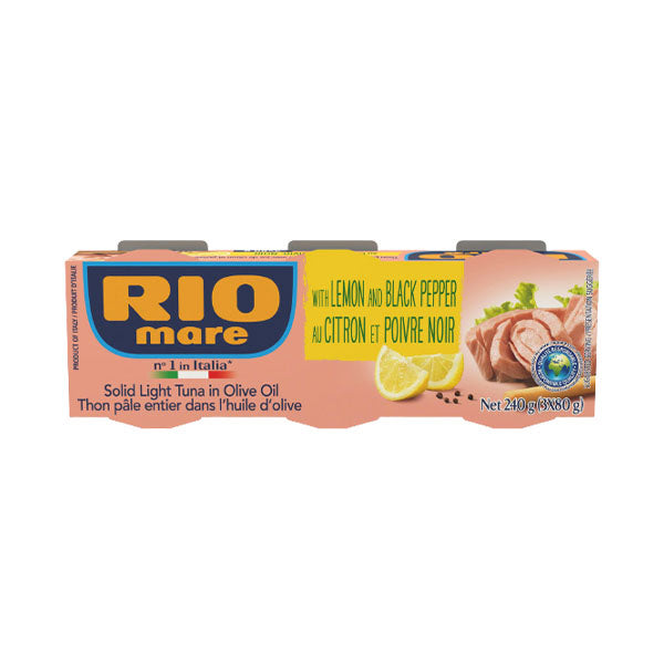 RIO MARE - TUNA LEMON PEPPER 3x80 GR