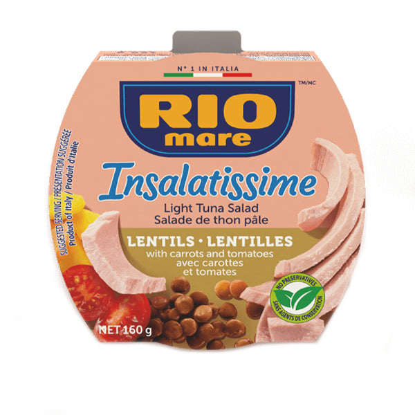 RIO MARE - INSALATISSIME LENTILS 160GR