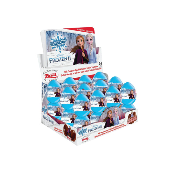 ZAINI - FROZEN SURPRISE MILK CHOC EGG 24x20 GR