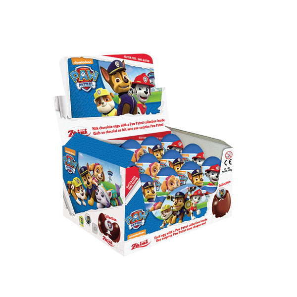 ZAINI - PAW PATROL CHOCOLATE EGGS 24x20GR