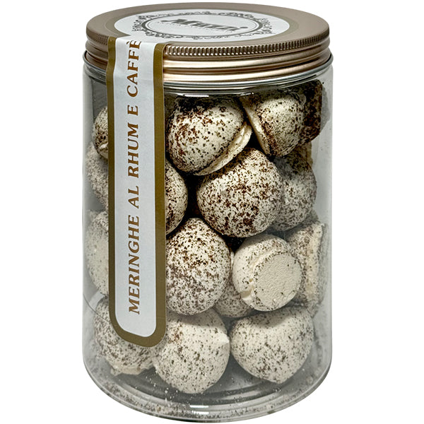 MUZZI - RUM & COFFEE MERINGUES IN JAR 90GR