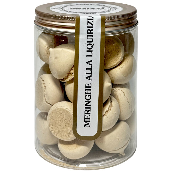 MUZZI - LICORICE MERINGUES IN JAR 90GR