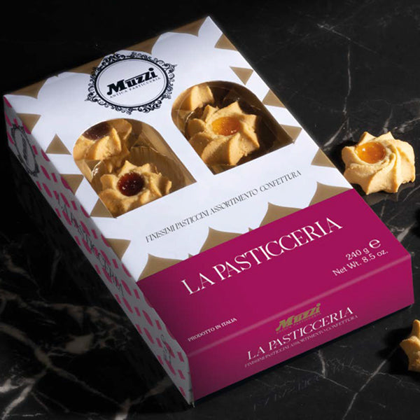MUZZI - COOKIES WITH FRUIT JAM 240GR