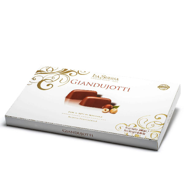 LA SUISSA - GIANDUIOTTI ORO IN  WHITE GIFT BOX 240GR