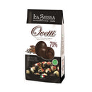 LA SUISSA - MINI EGGS CREAM FILLED EXTRA DARK 70% CACAO 170GR