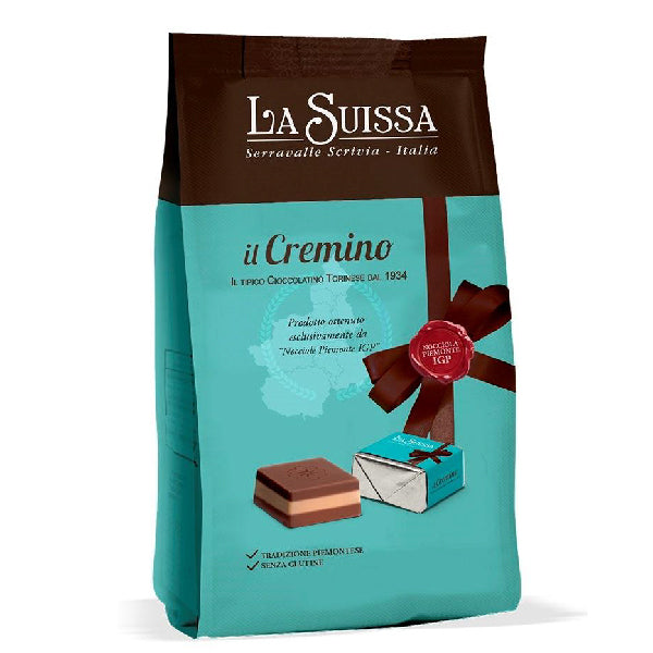 LA SUISSA - IL CREMINO BLUE BAG GIANDUIA  CHOCOLATE PRALINE 150GR