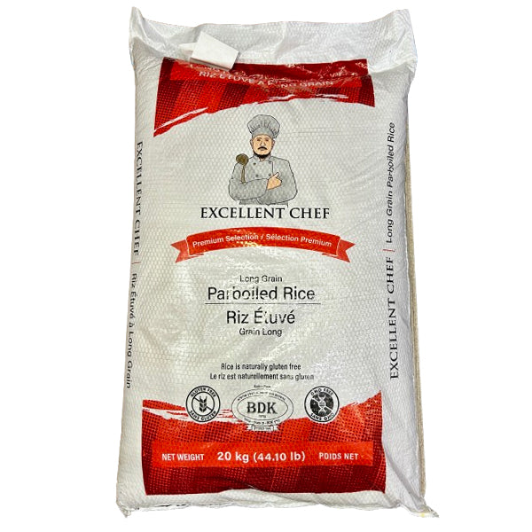 EXCELLENT CHEF - PARBOILED RICE 20KG