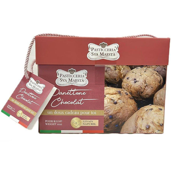 SUA MAESTA - PANETTONE CON GOCCE DI CIOCCOLATO 1KG