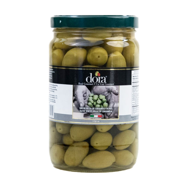 DORA - CERIGNOLA GREEN OLIVES 1700g