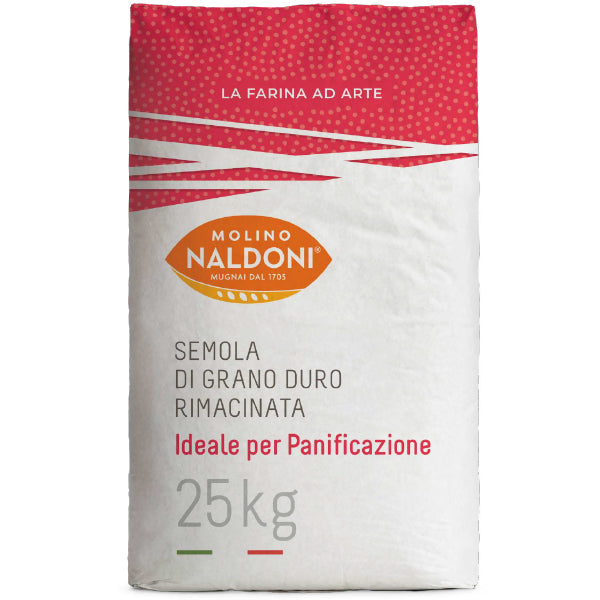 NALDONI - SEMOLA RIMACINATA DI GRANO DURO 25KG