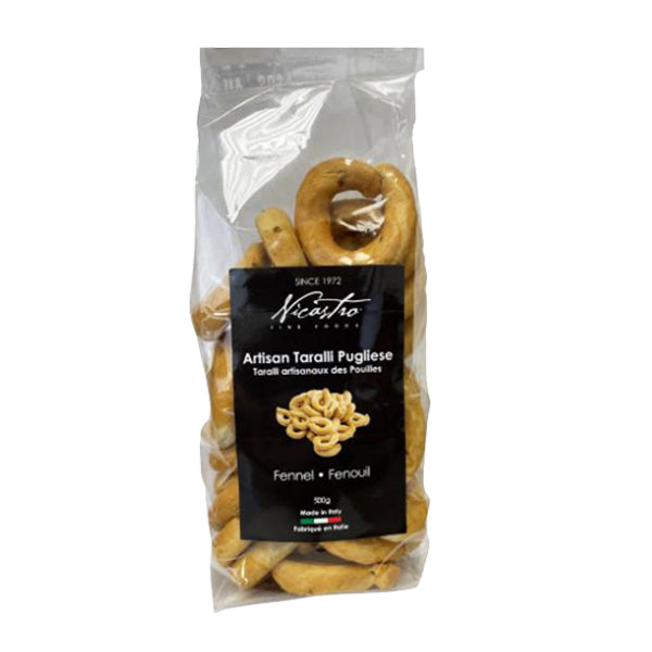 NICASTRO - ARTISAN TARALLI WITH FENNEL 300GR