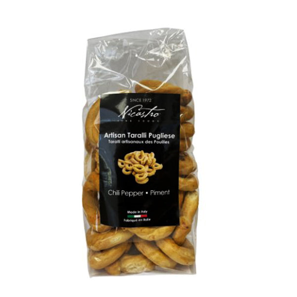 NICASTRO - ARTISAN TARALLI  WITH ITALIAN HOT PEPPER 300GR