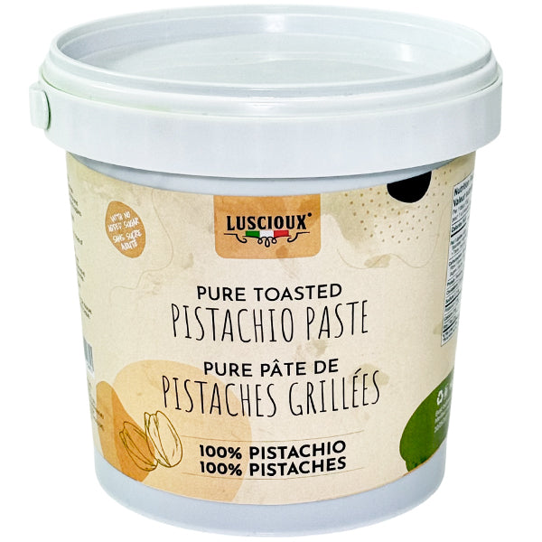 LUSCIOUX - PURE TOASTED PISTACHIO PASTE 9x1 KG