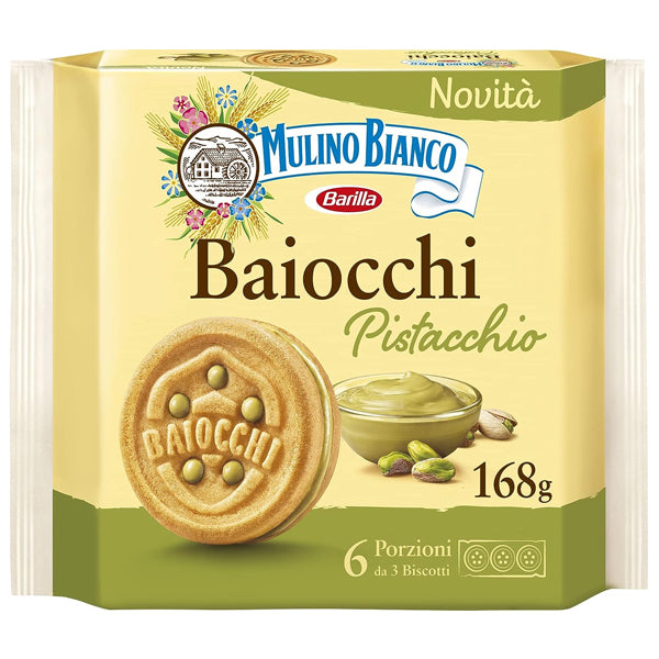MULINO BIANCO - PISTACCHIO COOKIES 6x28 GR