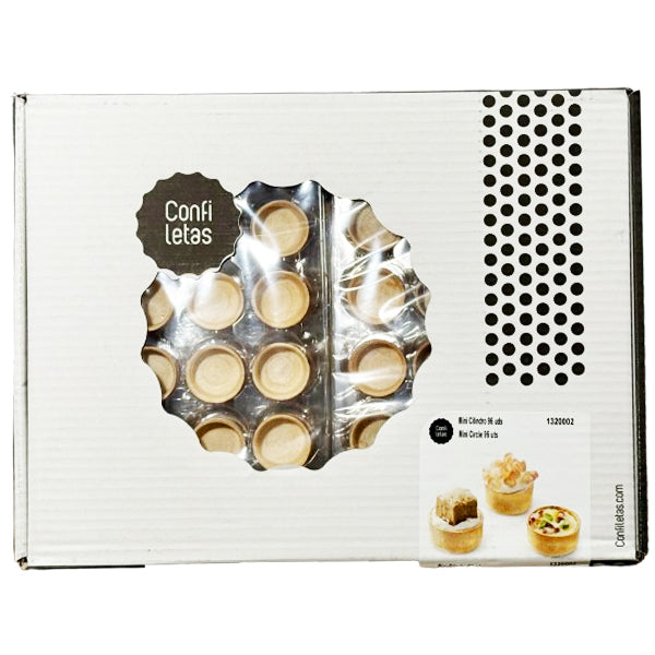 CEIB PASTRY - MINI ROUND SHELL 96PCS