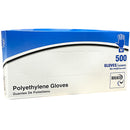 ROLACO - POLYETHYLENE MEDIUM GLOVES 500EA
