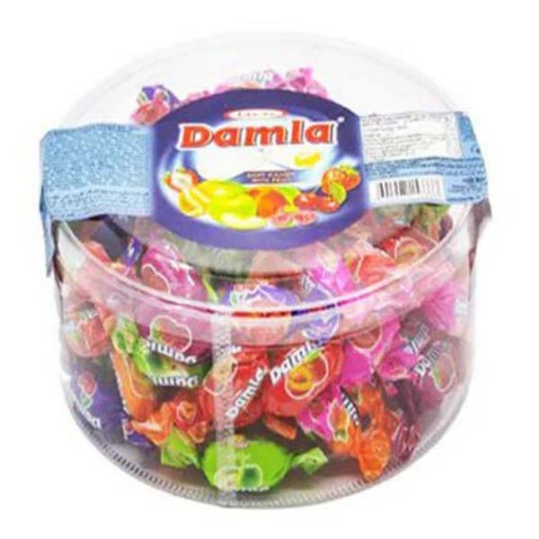 DAMLA - ASSORTED SOFT CANDY WITH FRUIT 400GR
