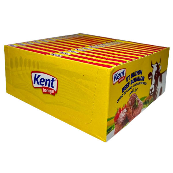KENT BORINGER - BEEF FLAVORED CUBE BOUILLON 24x10 GR