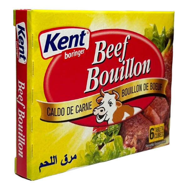 KENT BORINGER - BEEF FLAVORED CUBE BOUILLON 24x10 GR