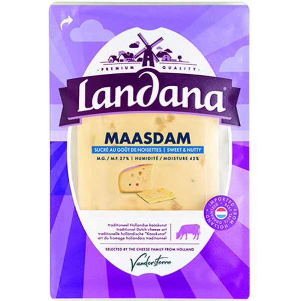 LANDANA - MAASDAM CHEESE SLICES 150GR