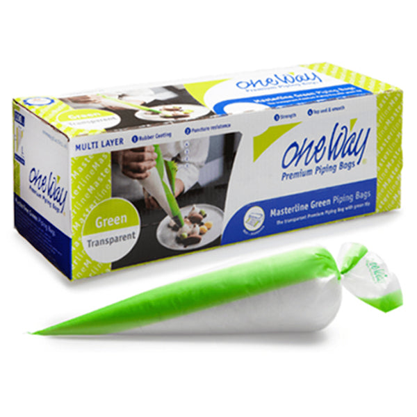 ONE WAY - MASTERLINE GREEN  18in PIPING BAGS 4x100 EA