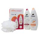 DOVE - BODY WASH GIFT SET FRUITTY AND VELVET 225ML 3PK
