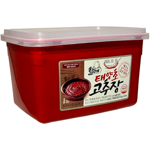 GOCHUJANG - GRANDMOTHER HOT PEPPER PASTE, FERMENTED 3KG