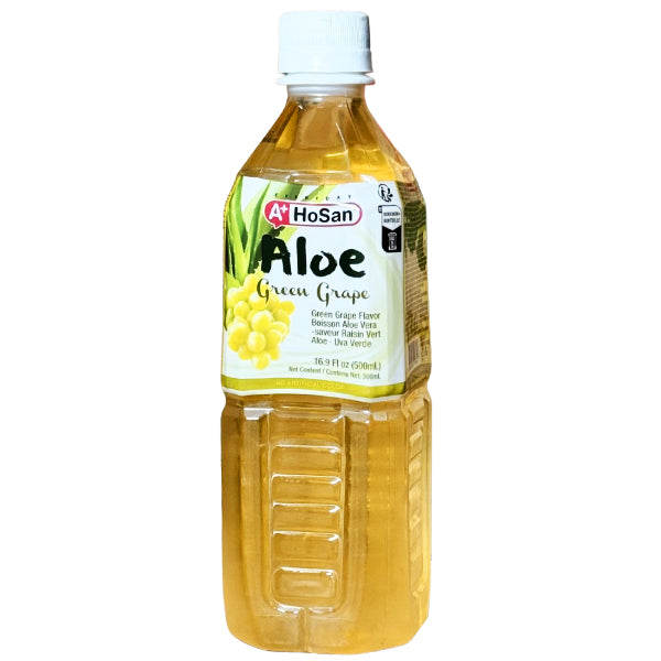A HOSAN - ALOE DRINK GREEN GRAPE 500ML