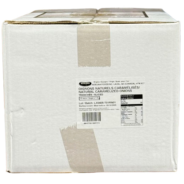 ADELINA - NATURAL CARAMELIZED ONIONS 12x1 KG