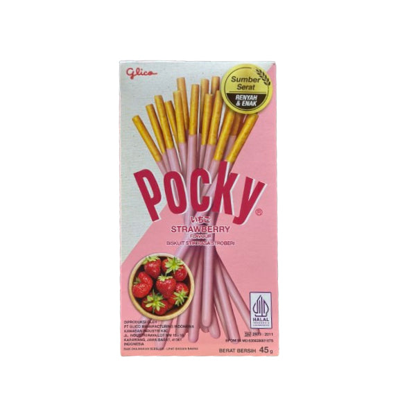 POCKY - BISCUIT STRAWBERRY 10x45 GR