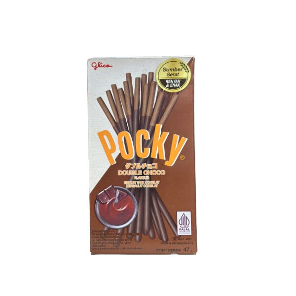 POCKY - BISCUIT DOUBLE CHOCOLATE 10x47 GR