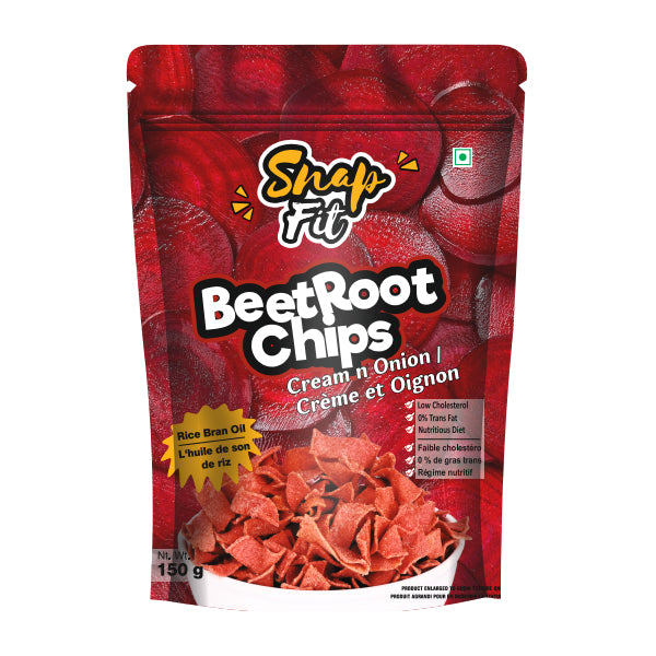 SNAPFIT - BEETROOT CHIPS 150GR