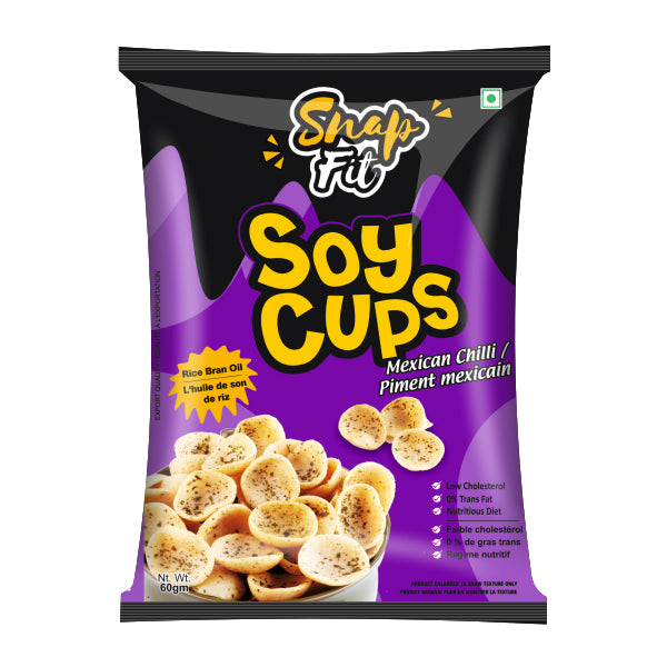 SNAPFIT - SOY CUPS MEXICAN CHILLI 60GR
