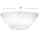 HOUSEWARE - PETAL GLASS BOWL 9IN