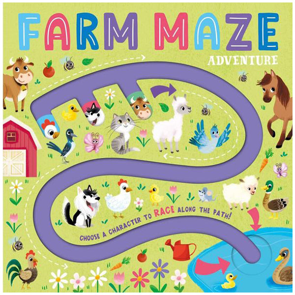 BABY BOOK - FARM MAZE ADVENTURE HARDCOVER EA