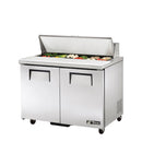 TRUE - SALAD PREP MEGATOP 48' 18 PANS 48.75x34.13x40.38IN